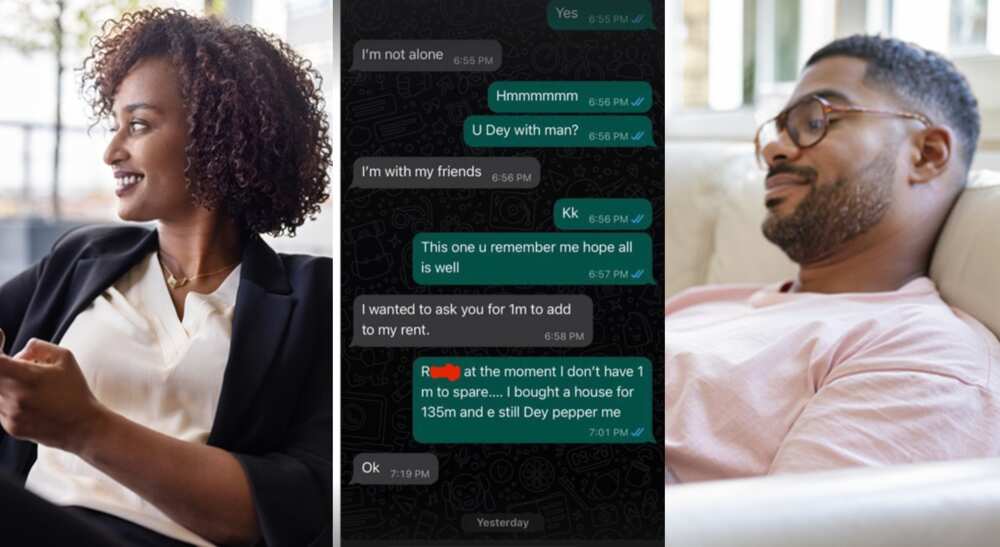 Photos of a leaked Whatsapp chat.
