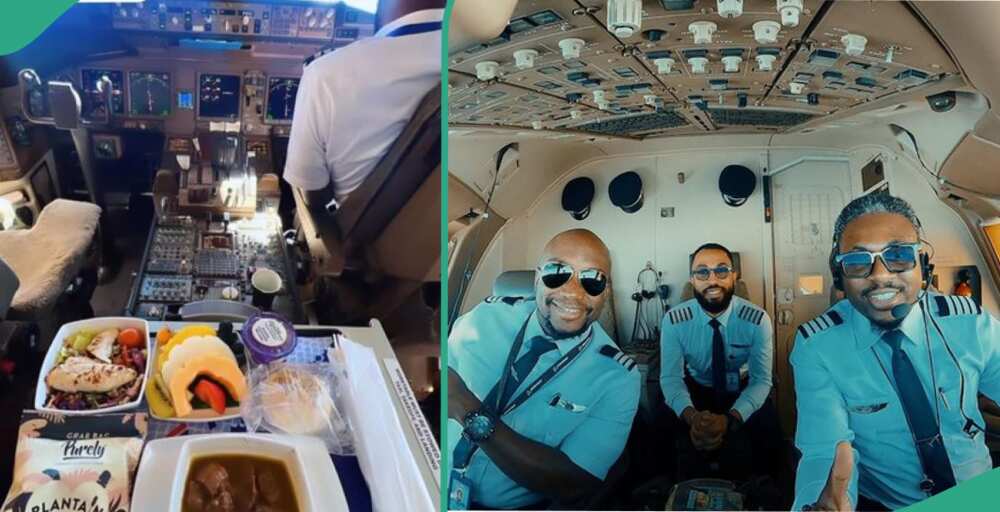 Man causes stir as he shares food Air Peace gives its pilots