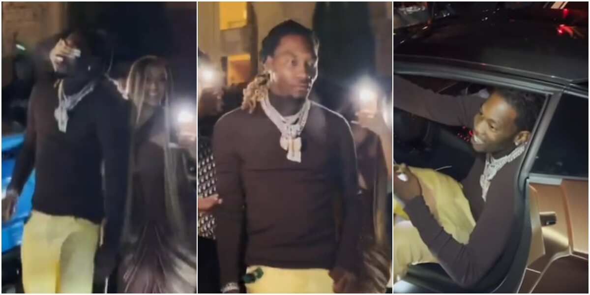 Priceless moment Cardi B gifted hubby Offsetyrn N228m Lambo Aventador SVJ for birthday (video)