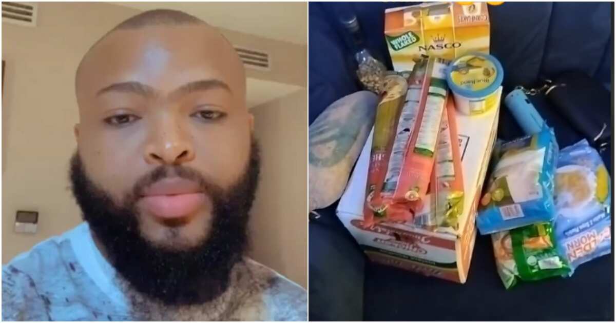 Man cries out after catching lady who slept over packing his foodstuffs, shares video
