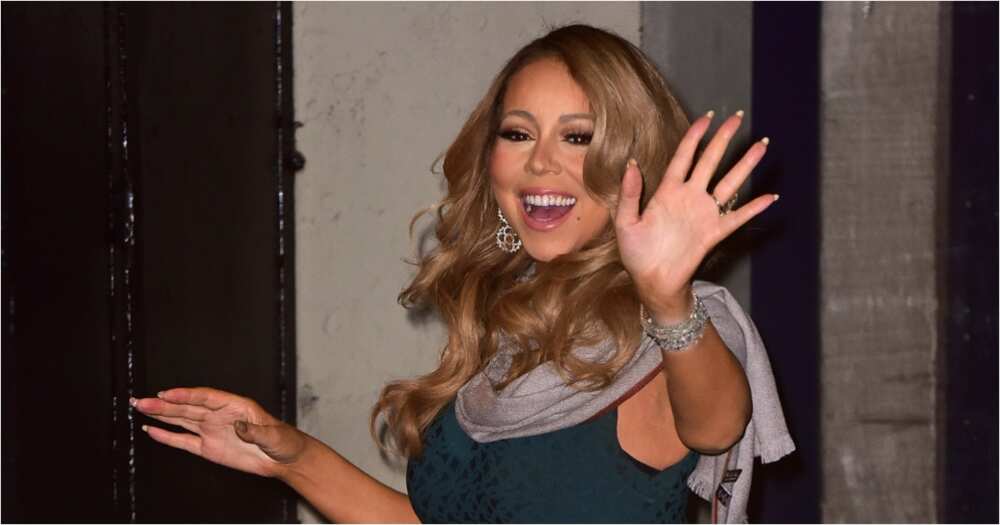 Mariah Carey appears to shade Trump on his last day