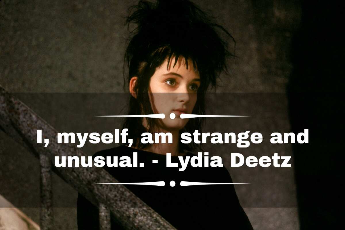 Beetlejuice Lydia Deetz Quotes