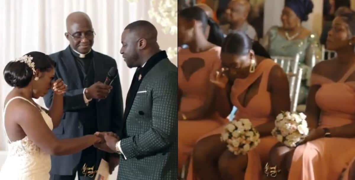 Groom Makes Crowd Cry on His Wedding Day As He Tells Bride Sweet Words ...