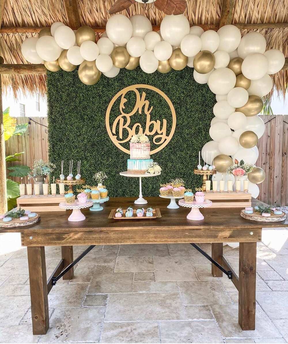 100+ Gender Reveal Baby Shower Ideas and Decorations  Gender reveal party  decorations, Baby gender reveal party, Gender reveal baby shower themes