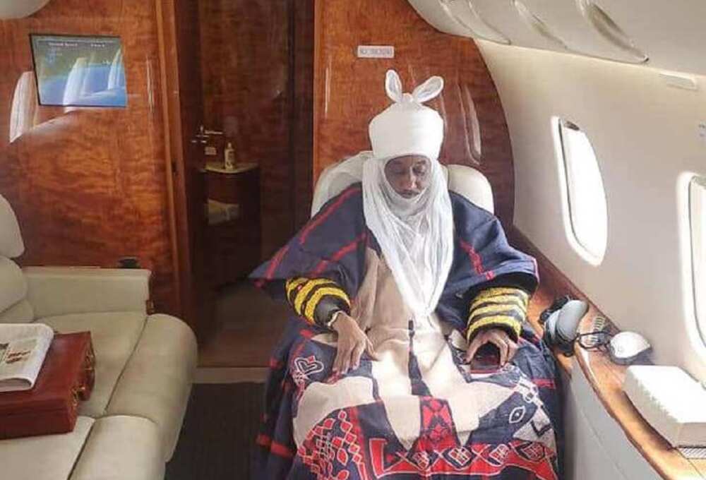 Hotuna: Tsohon Sarkin Kano Sanusi II ya tafi Senegal don hallartar jana'izar ɗan Sheikh Inyass