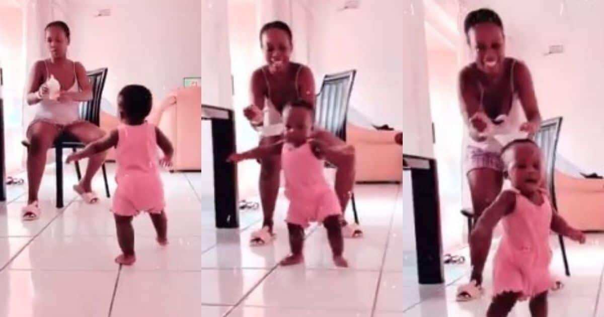 Baby runs away as mum tries to feed her, funny video goes viral, generates comments