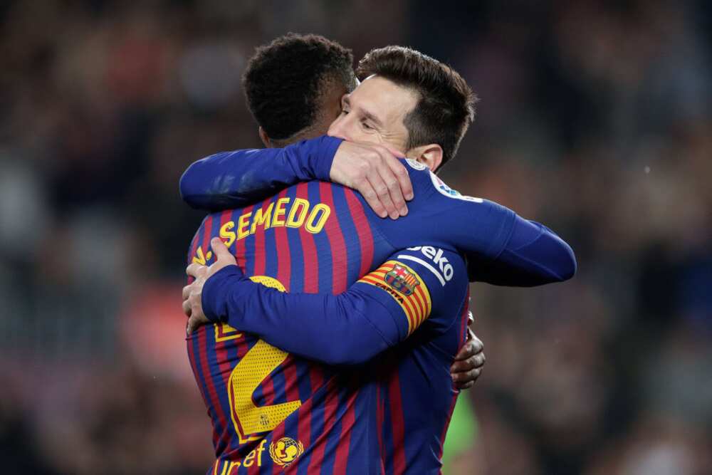 Nelson Semedo claims Lionel Messi didn’t practice free-kicks in training