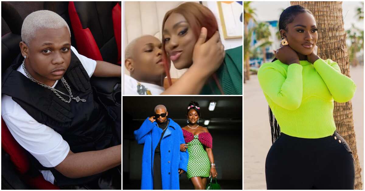 Video: Loved-up moment between Mavin singer Boy Spyce & Linda Osifo leaves many talking