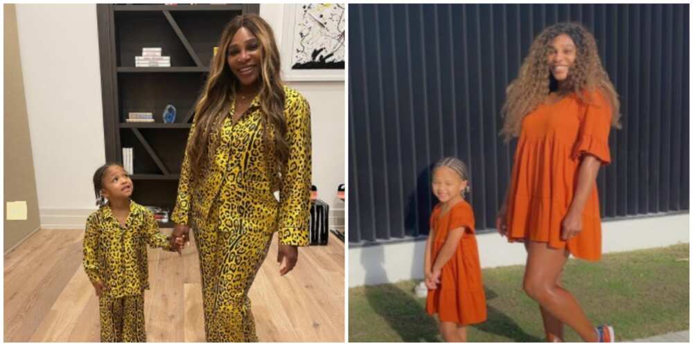 Photos of Serena Williams and Olympia. Photos of Serena Williams and Olympia.