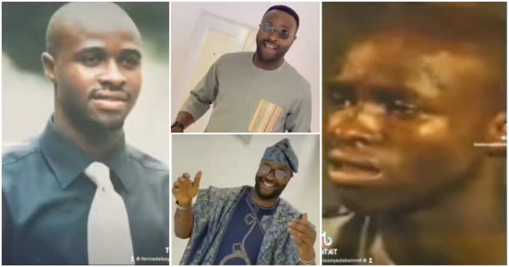 Femi Adebayo's throwback photos.