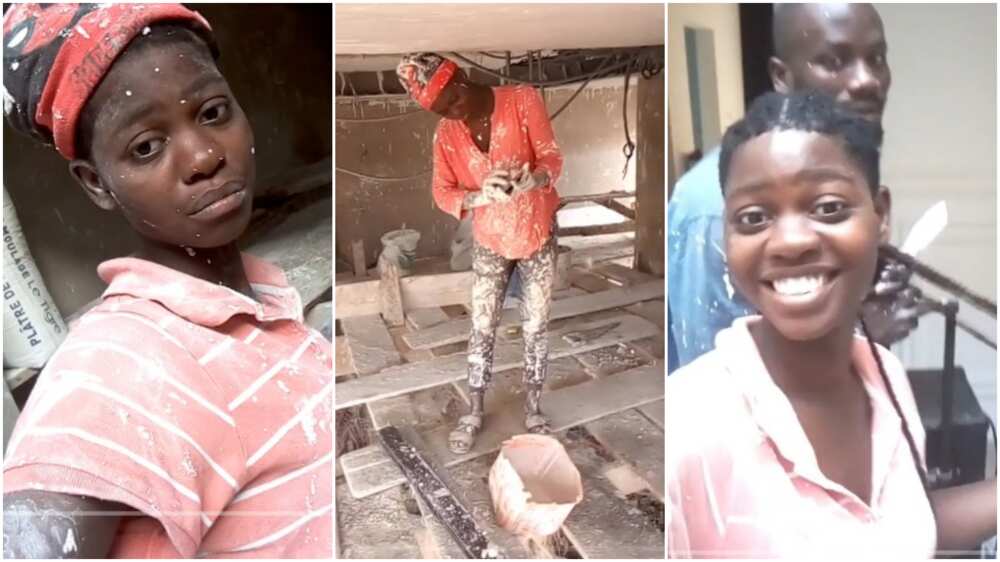Hardworking young girl does male-dominated job to survive Hardworking young girl does male-dominated job to survive