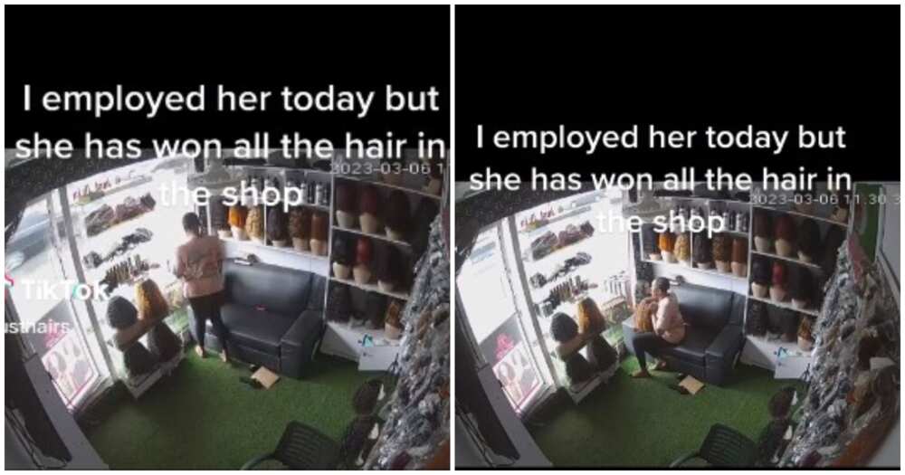 Hair vendor, camera, new lady