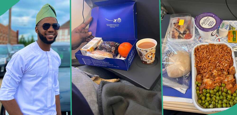 Man hails Air Peace airline over meals they served him on London to Lagos flight