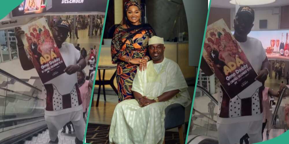 Video of Mercy Aigbe's husband dancing in a mall goes viral