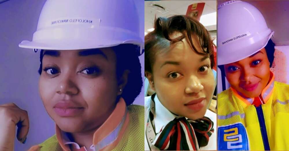 Chasing Dreams: Lady Goes from Being Bank Manager to Construction Student, Many React