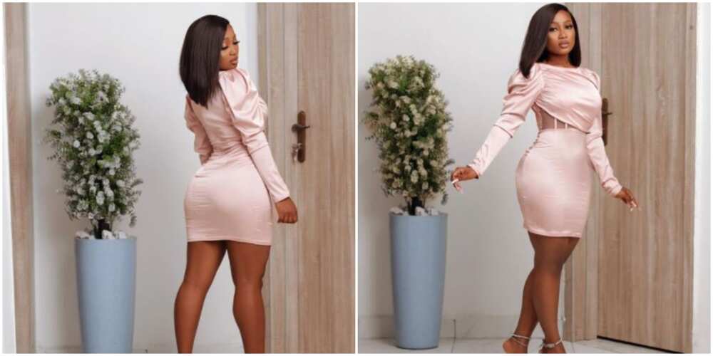 BBNaija’s Esther responds to troll who slammed her for praising her body (photos)