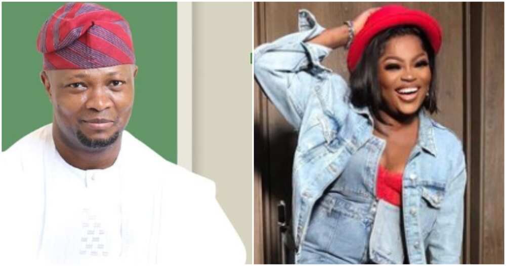 Lagos governorship candidate Jandor and Funke Akindele Lagos governorship candidate Jandor and Funke Akindele