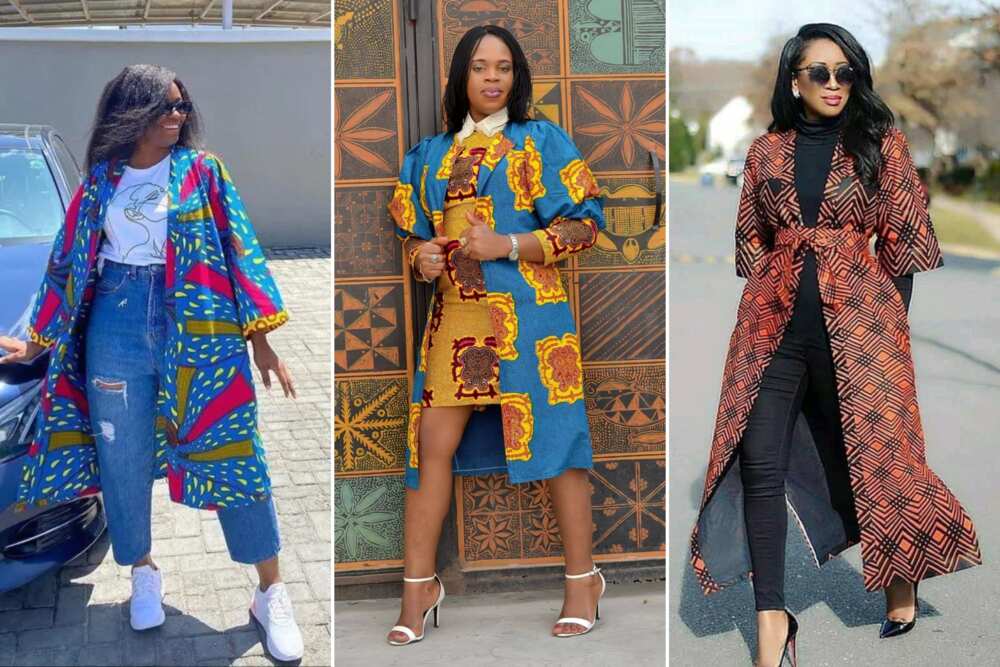 50 Trending Ankara Kimono Jackets And Dresses For 2022 - Fashion - Nigeria