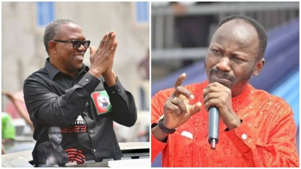 Peter Obi, Apostle Johnson Suleman, 2023 presidential candidate