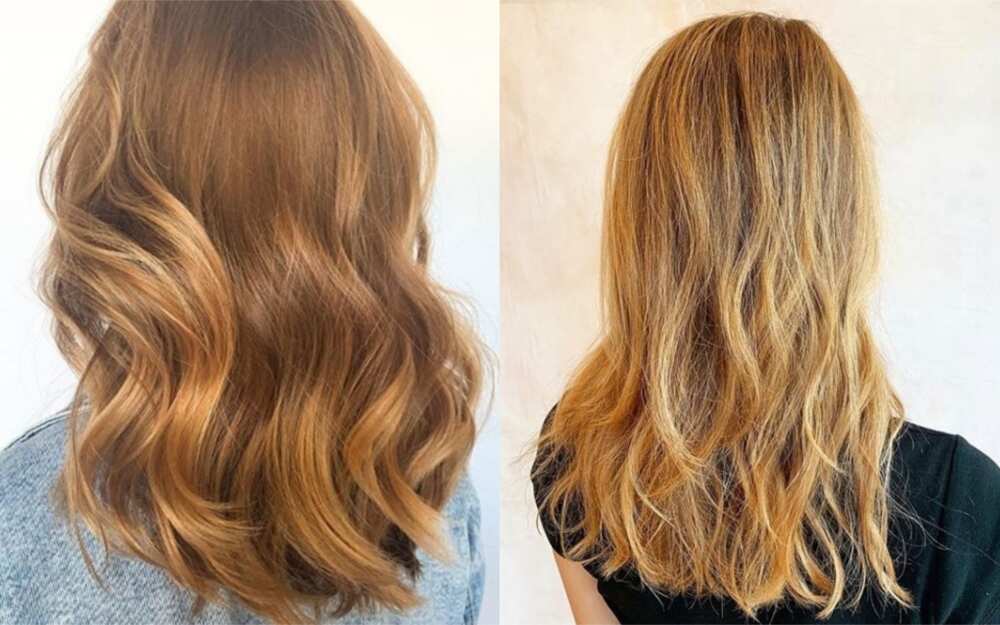 Strawberry blonde hair color
