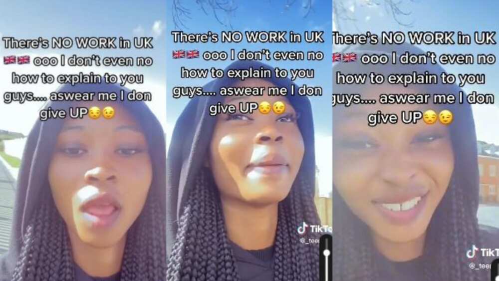 Lady laments lack of job in UK Lady laments lack of job in UK