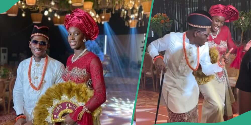 Moses Bliss' wife's Nigerian traditional wedding