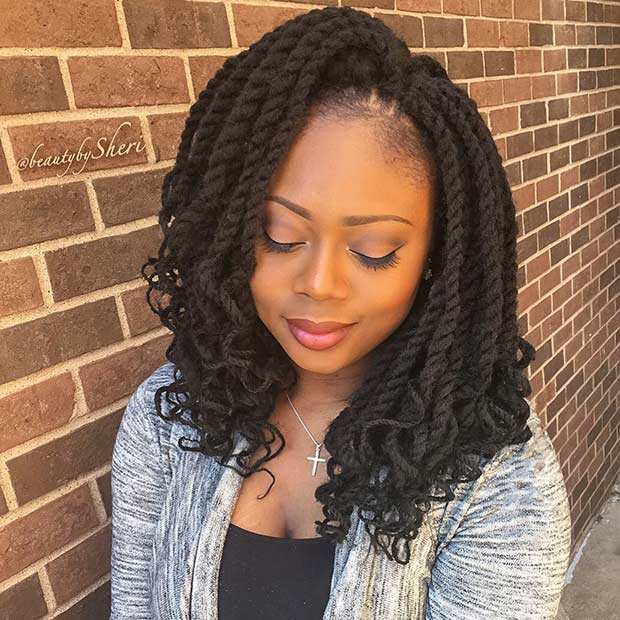 Medium-length twists