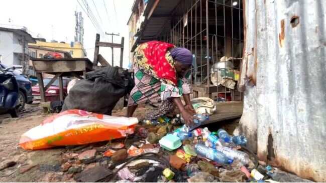 Amdalat/Widow/Trash business/waste business/poverty/Lagos