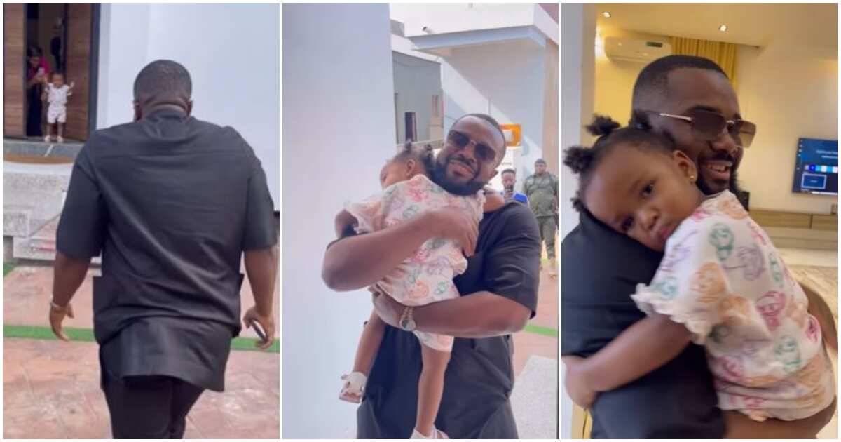 Williams Uchemba’s Daughter Runs With Open Arms As They Finally Reunite ...