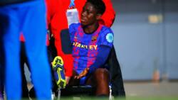 Nigerian star playing for Barcelona set to be out of action for 2 months after sustaining knee injury in Champions League