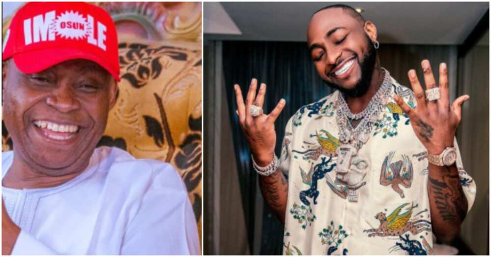Nigerian singer Davido and his father