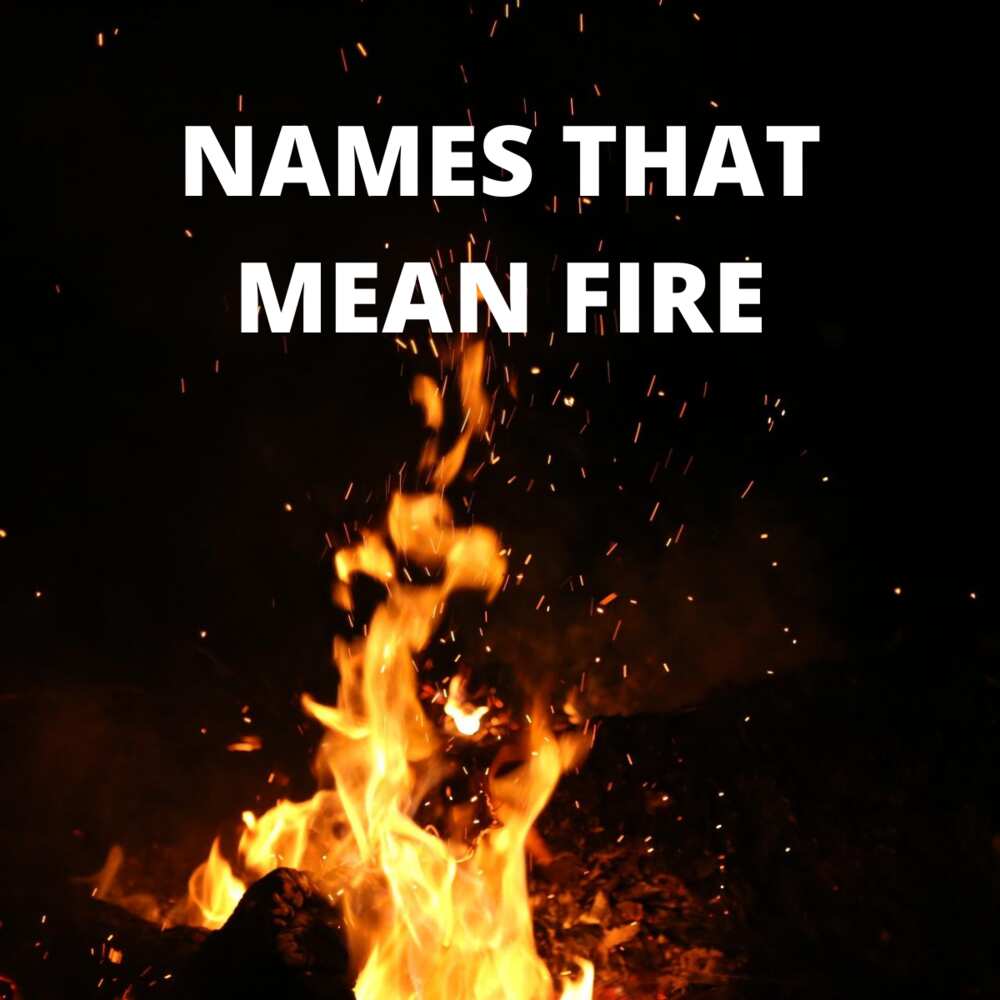 names that mean fire