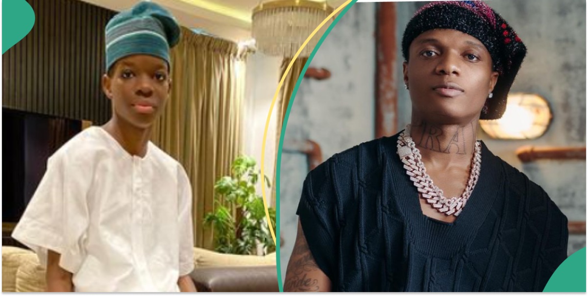 Video: Watch how Wizkid’s son bragged about his father’s wealth