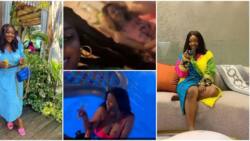 Jackie Appiah chills with Nadia Buari and friends in luxurious home, video pops up