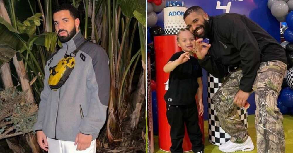 Drake, son, Adonis, matching hairstyles, basketball, adorable pictures