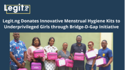 End Period Poverty: Legit.ng Donates Menstrual Kits through Bridge-D-Gap Initiative