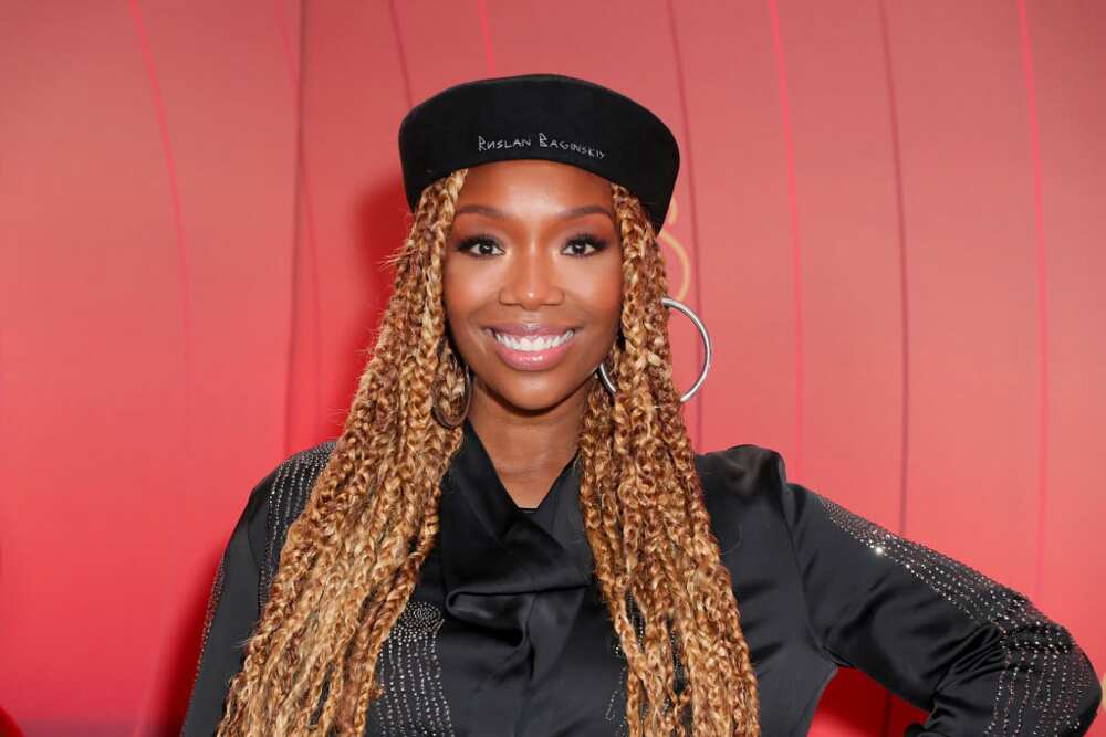 Brandy at the 2020 Soul Train Awards presented by BET.