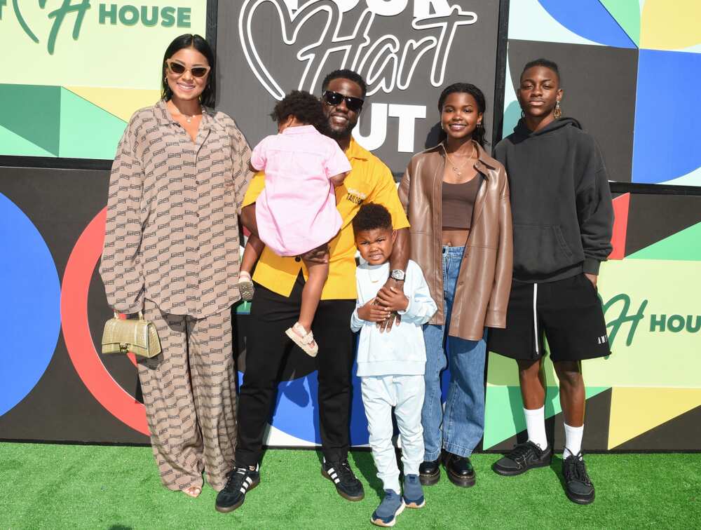 Kevin Hart's wife and kids