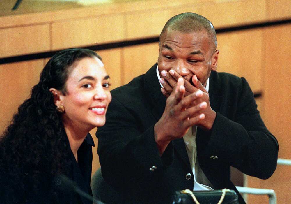 Mike Tyson and wife