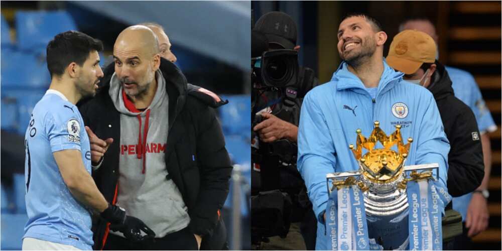 Man City boss Guardiola reveals which club Aguero will be joining this summer