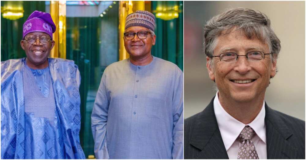 Bola Tinubu, Aliko Dangote, Bill Gates