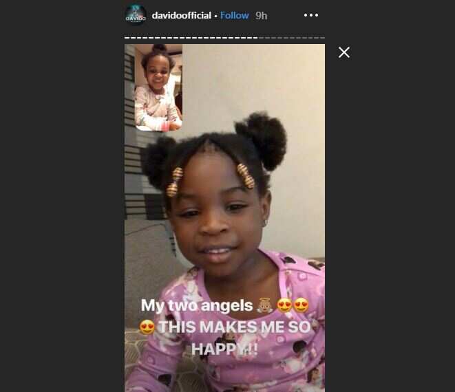 Proud father! Davido brings up his two daughters on stage at is concert