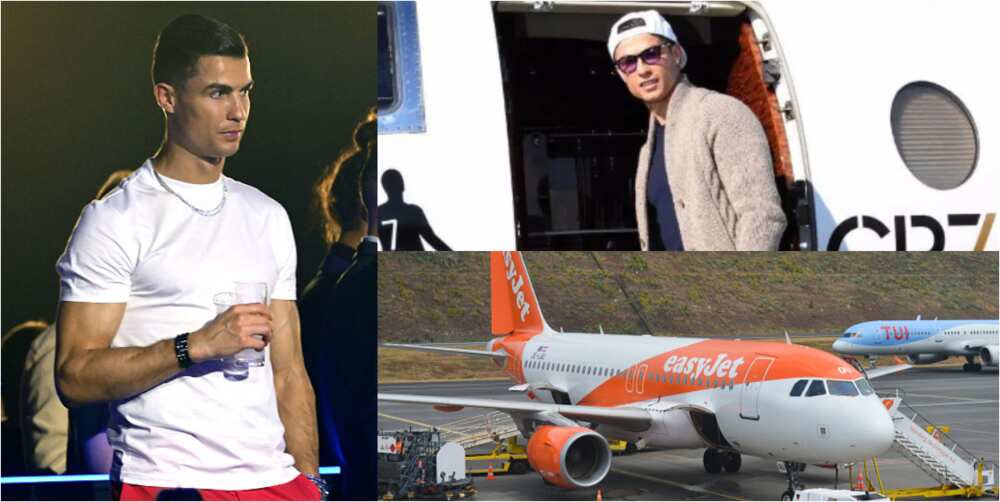 Cristiano Ronaldo owns the most expensive private jet, 2nd is Messi while Ibrahimovic is 3rd