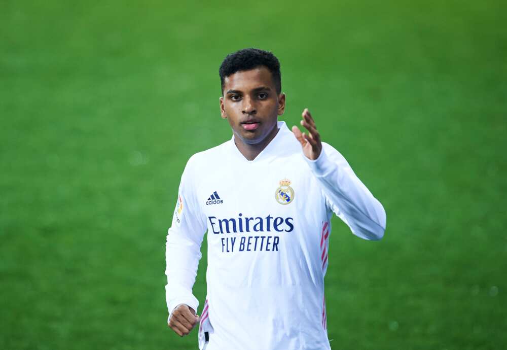 Real Madrid star Rodrygo.