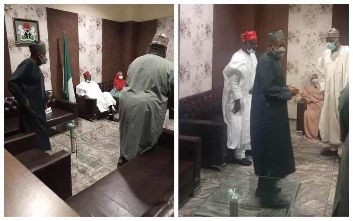 Da duminsa: Bayan shekara da shekaru, Kwankwaso da Ganduje sun hadu