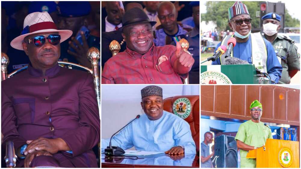 PDP/Nyesom Wike/G5 Governors/2023 Election/Samuel Ortom/Okezie Ikpeazu/Ifeanyi Ugwuanyi/Seyi Makinde