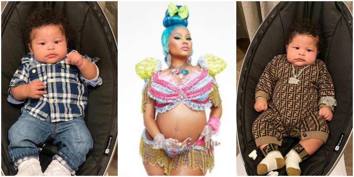 Rapper Nicki Minaj finally unveils son's face, pens down touching note (photos)