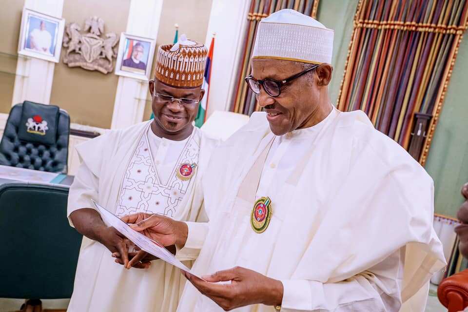 Yahaya Bello makes stunning revelation about Buhari, carpets president's critics