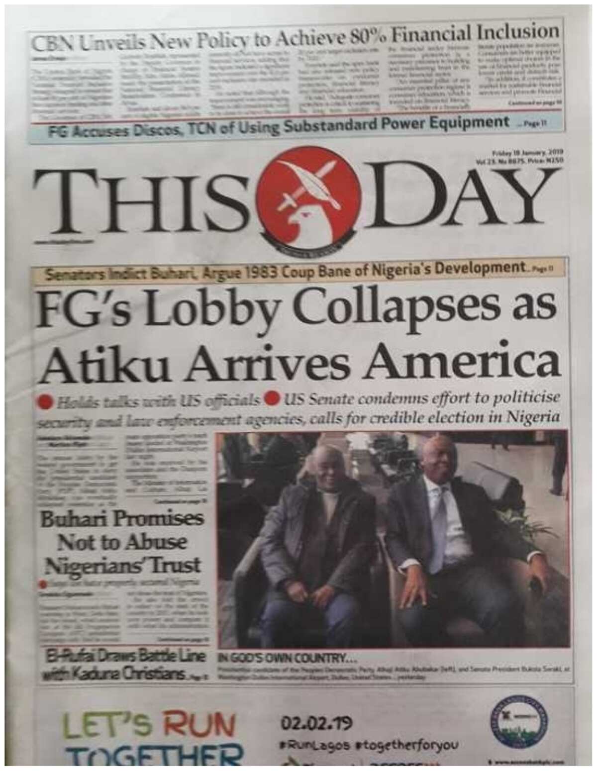 Atiku delivers diplomatic, political blow to APC with US visit
