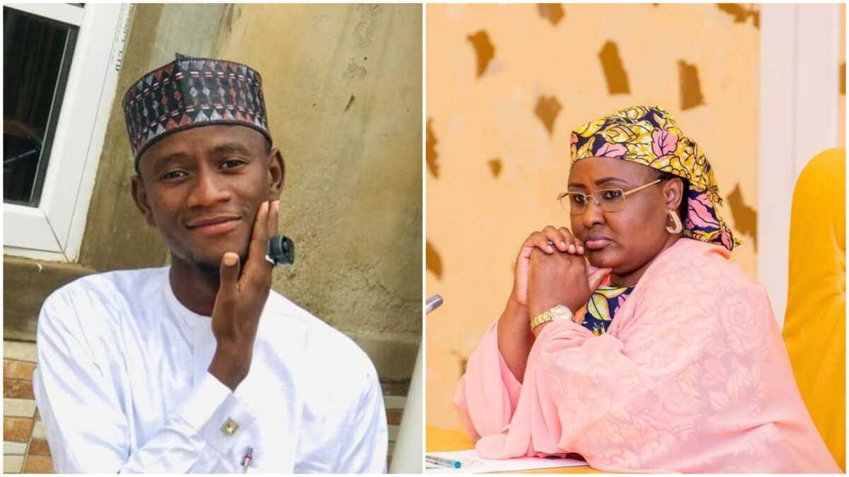 Aisha Buhari reportedly set to take fresh action against university student remanded in prison over alleged defamatory tweet